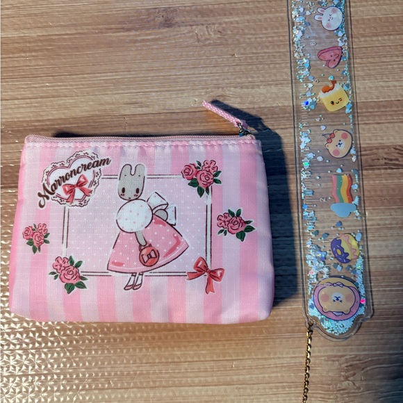 Sanrio Marroncream✨Soft Pink Accessory Pouch - Picture 2 of 3